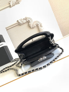 C h a n e l black/silver 13x20x7 cm.