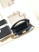 Load image into Gallery viewer, C h a n e l black/gold13x20x7 cm.