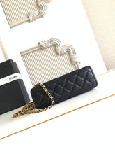 Load image into Gallery viewer, C h a n e l black/gold13x20x7 cm.