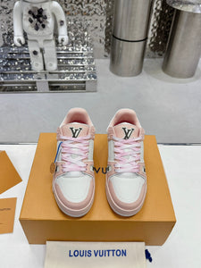 L v sneakers pink