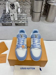 L v sneakers blue