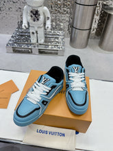 Load image into Gallery viewer, L v sneakers blue