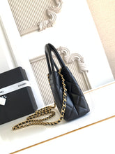 Load image into Gallery viewer, C h a n e l black/gold13x20x7 cm.