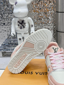 L v sneakers pink