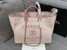 Load image into Gallery viewer, C h a n e l tote pink 38cm bag