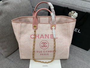 C h a n e l tote pink 38cm bag