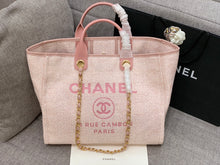 Load image into Gallery viewer, C h a n e l tote pink 38cm bag