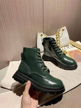 Load image into Gallery viewer, A L E X A N D E R - M c Q U E E N - Stomper Boots (Dark Green)