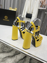 Load image into Gallery viewer, V E R S A C E - Steppe Heels [Yellow]