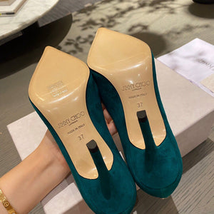 J C H O O - Valour Heels [Green]