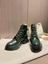 Load image into Gallery viewer, A L E X A N D E R - M c Q U E E N - Stomper Boots (Dark Green)