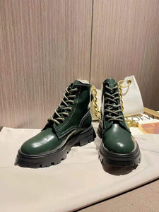 A L E X A N D E R - M c Q U E E N - Stomper Boots (Dark Green)