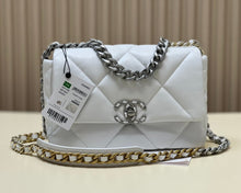 Load image into Gallery viewer, C h a n e l white / silver 19