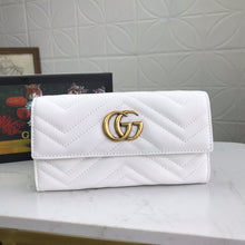 Load image into Gallery viewer, Double G Wallet - White