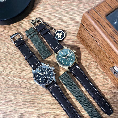 I W C - P I L 0 T chrono watch [ 2 Colours available ]