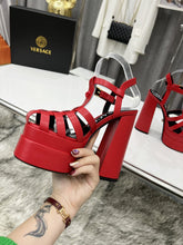 Load image into Gallery viewer, V E R S A C E - Steppe Heels [Red]