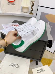 A L E X A N D E R - M c Q U E E N - 2-Tone Sneakers (Green)