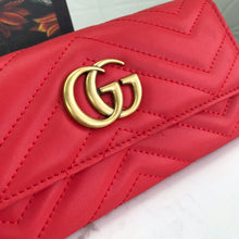 Load image into Gallery viewer, Double G Wallet - Red