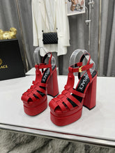 Load image into Gallery viewer, V E R S A C E - Steppe Heels [Red]