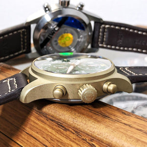 I W C - P I L 0 T chrono watch [ 2 Colours available ]