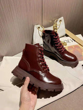 Load image into Gallery viewer, A L E X A N D E R - M c Q U E E N - Stomper Boots (Burgundy)