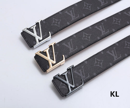 LV initials belt