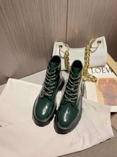 Load image into Gallery viewer, A L E X A N D E R - M c Q U E E N - Stomper Boots (Dark Green)