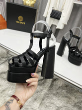 Load image into Gallery viewer, V E R S A C E - Steppe Heels [Black]