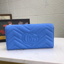 Load image into Gallery viewer, Double G Wallet - Blue