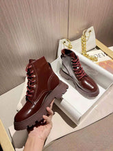 Load image into Gallery viewer, A L E X A N D E R - M c Q U E E N - Stomper Boots (Burgundy)