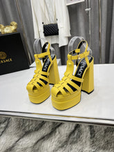 Load image into Gallery viewer, V E R S A C E - Steppe Heels [Yellow]