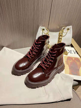 Load image into Gallery viewer, A L E X A N D E R - M c Q U E E N - Stomper Boots (Burgundy)