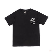 Load image into Gallery viewer, ANTI $OCIAL $OCIAL CLUB - BLACK T SHIRT (M E N S &amp; W O M E N S)