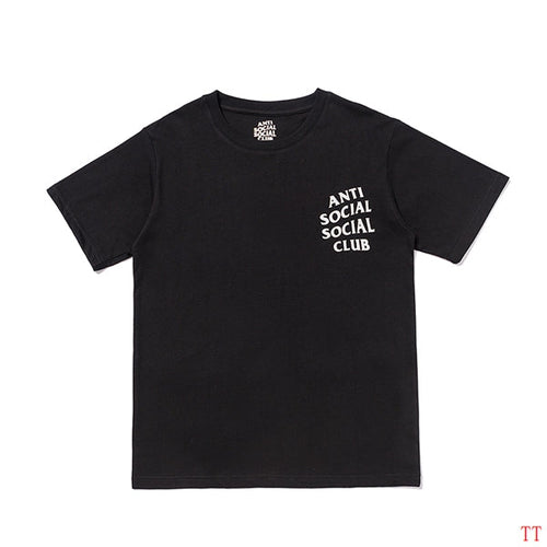 ANTI $OCIAL $OCIAL CLUB - BLACK T SHIRT (M E N S & W O M E N S)