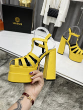 Load image into Gallery viewer, V E R S A C E - Steppe Heels [Yellow]