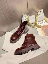 Load image into Gallery viewer, A L E X A N D E R - M c Q U E E N - Stomper Boots (Burgundy)