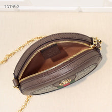 Load image into Gallery viewer, Ophidia mini round shoulder bag