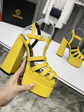 Load image into Gallery viewer, V E R S A C E - Steppe Heels [Yellow]