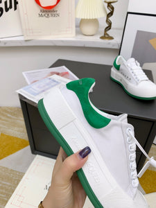 A L E X A N D E R - M c Q U E E N - 2-Tone Sneakers (Green)