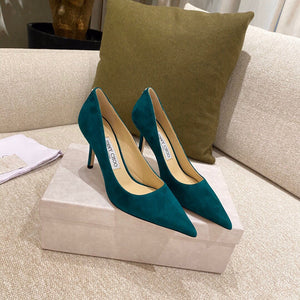 J C H O O - Valour Heels [Green]