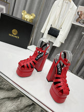 Load image into Gallery viewer, V E R S A C E - Steppe Heels [Red]