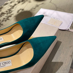 J C H O O - Valour Heels [Green]