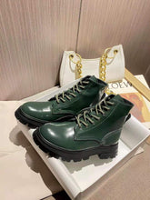 Load image into Gallery viewer, A L E X A N D E R - M c Q U E E N - Stomper Boots (Dark Green)