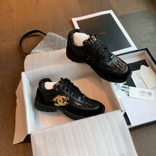 Load image into Gallery viewer, Chanel Sneakers (Black)