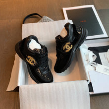 Load image into Gallery viewer, Chanel Sneakers (Black)