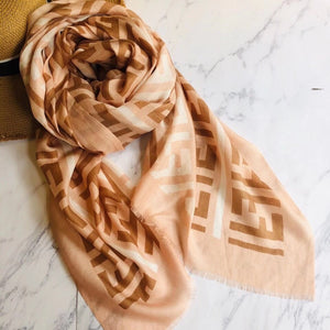 F E N D I - Scarf (Caramel)