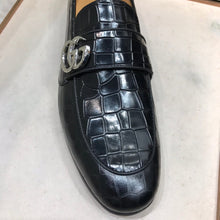Load image into Gallery viewer, GG Buckle Loafer (Jacare Shine)