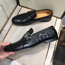 Load image into Gallery viewer, GG Buckle Loafer (Jacare Shine)