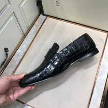 Load image into Gallery viewer, GG Buckle Loafer (Jacare Shine)