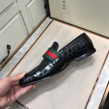 Load image into Gallery viewer, GG Strap Loafer (Jacare Shine)